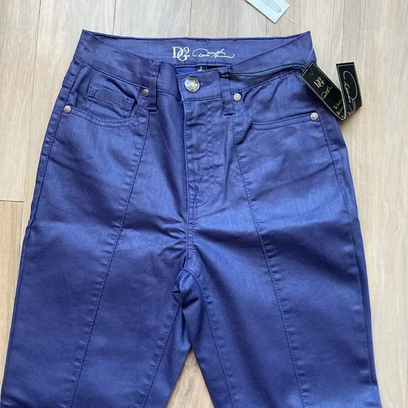 DG2 By Diane Gilman dark purple violet blue with stretch size 2 - Picture 4 of 14